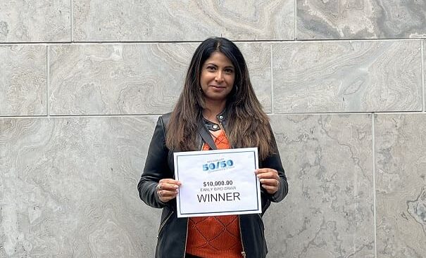 Susan Sabnani EB winner Oct 10 2025 October 10, 2024 Early-Bird Draw Winner