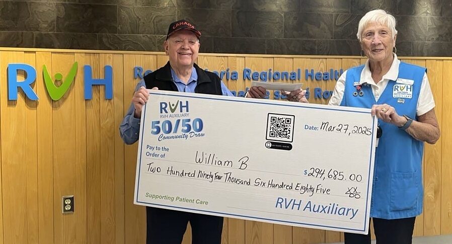 William and Pat October 2024 RVH Community Draw Winner